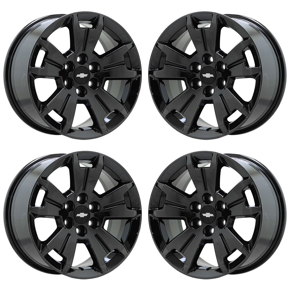 17" Chevrolet Colorado Z71 GMC Canyon Black Chrome wheels OEM 5672 EXCHANGE